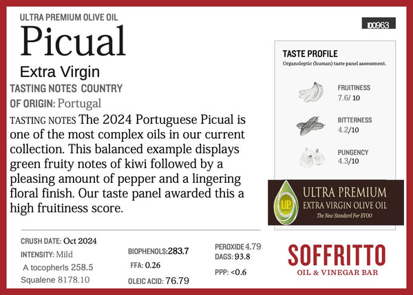 Picual Portugal 2024 IOO963 Ultra Premium Newest Harvest