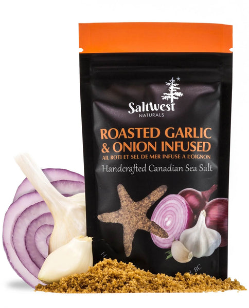 Saltwest Roasted Garlic & Onion Infused Sea Salt